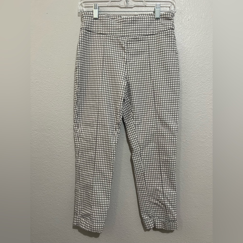 Jules & Leopold Gingham Capri Pants
